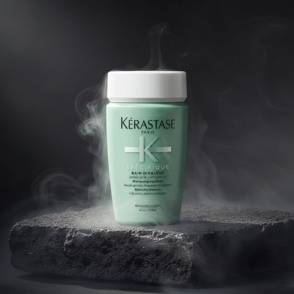 Kérastase Spécifique Bain Divalent Șampon Mini 80ml – Scalp Gras & Lungimi Uscate | Echilibru | Travel Size | Made in France | CPNP