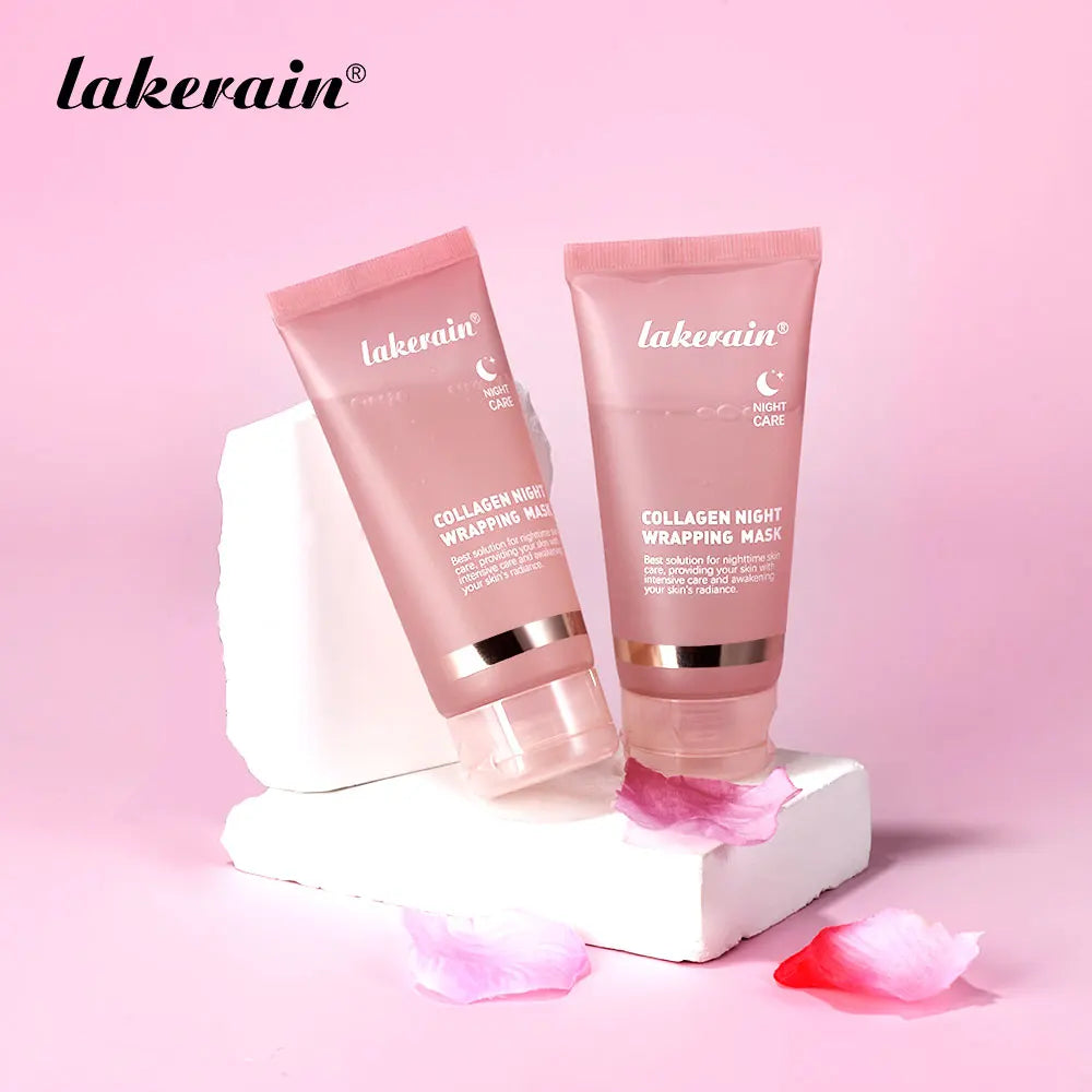 Mască Peel-Off Colagen Nocturnă cu Acid Hialuronic & Ceramide
