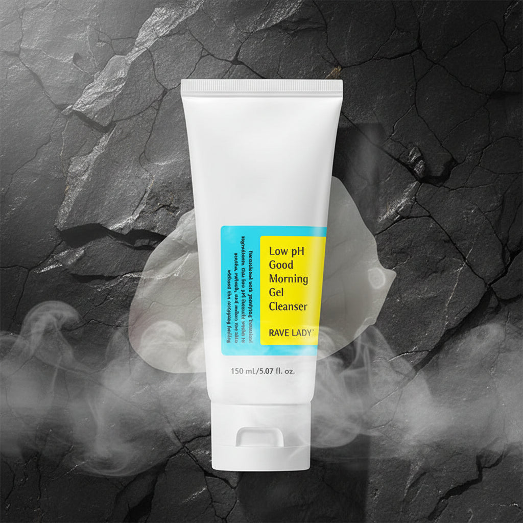 RAVE LADY Low PH 150ml Facial Cleanser Gentle Oil Control Moisturizing Face Wash Whitening Facial Foam Exfoliating Deep Remove