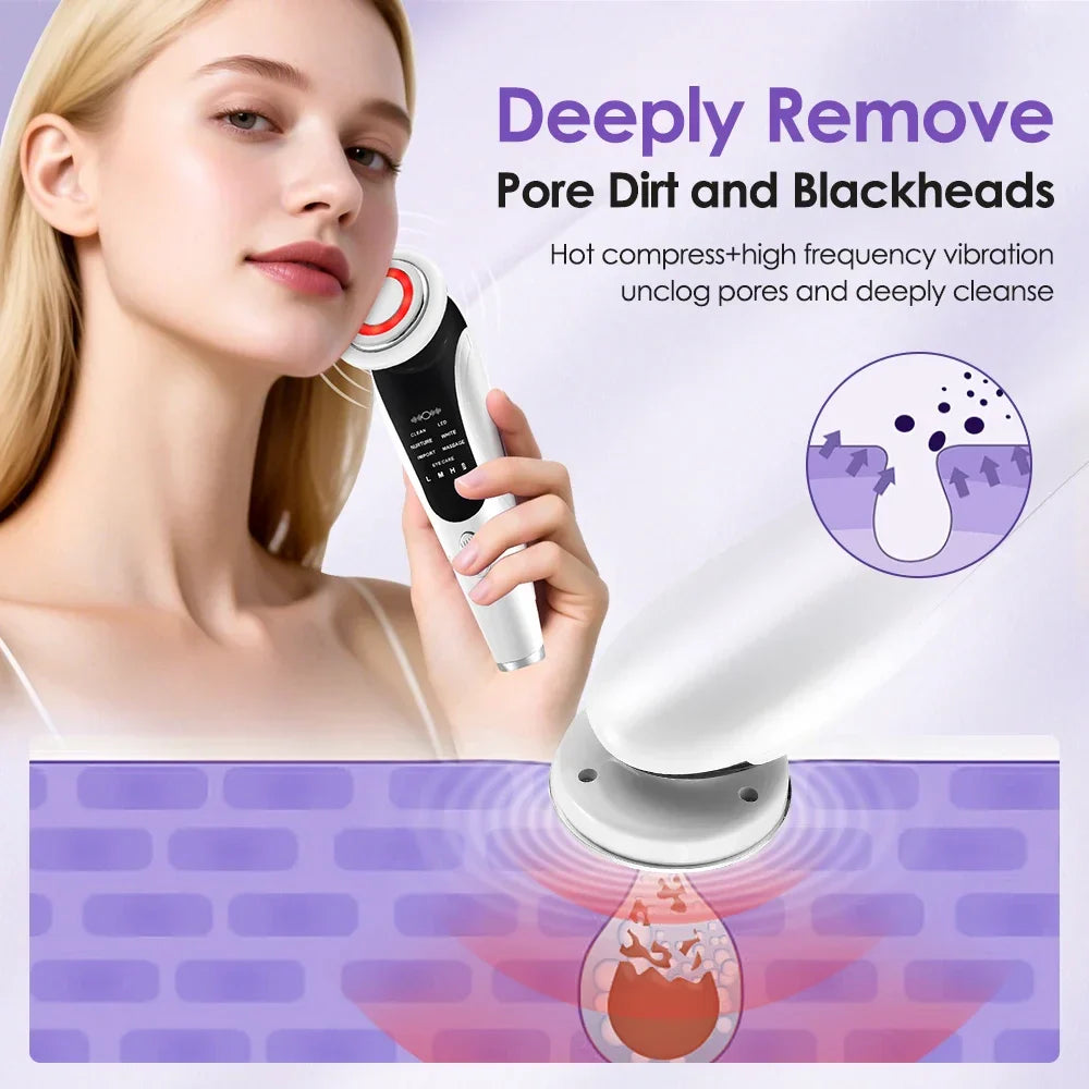 7-in-1 EMS Facial Massager – Electric Skin Care & Face Lifting Device
