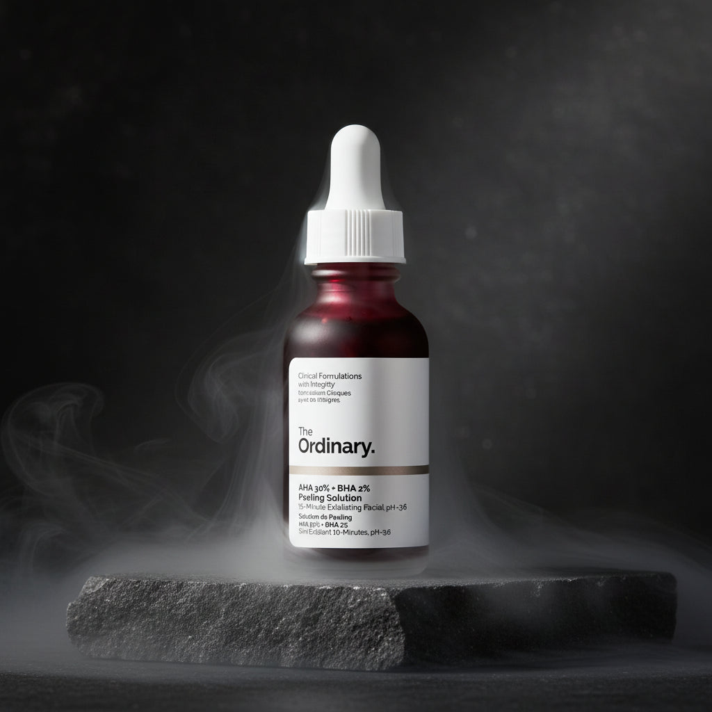The Ordinary AHA 30% + BHA 2% Peeling Solution 30ml – Exfoliant Facial Puternic | Acid Glicolic, Lactic & Salicilic | Ten Neted & Luminos