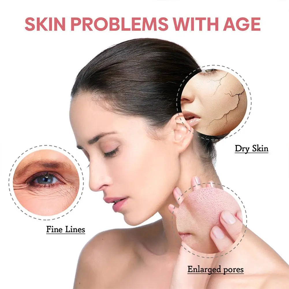 Ser Facial 5-în-1 cu Vitamina C & Acid Hialuronic – Fermitate, Hidratare & Pori Minimizați | 30ml