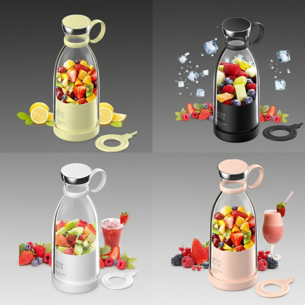 BlendGo™ Portable USB Juicer Blender – Rechargeable Smoothie Maker