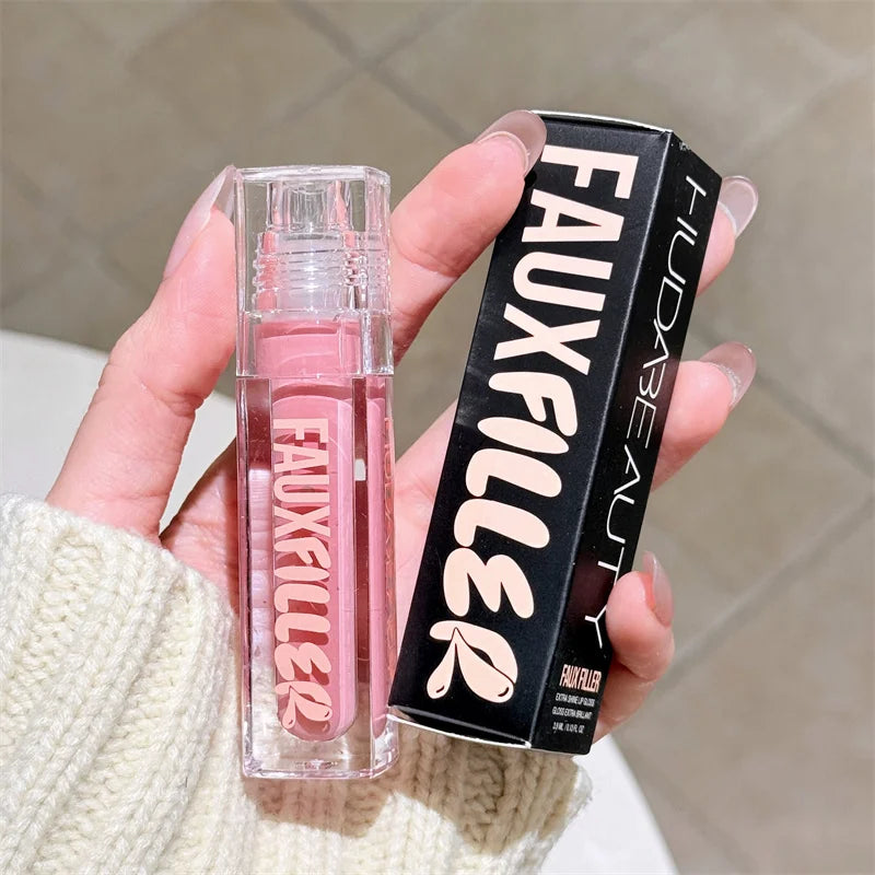 Huda Beauty Lip Gloss Multicolor cu Glitter & Ulei