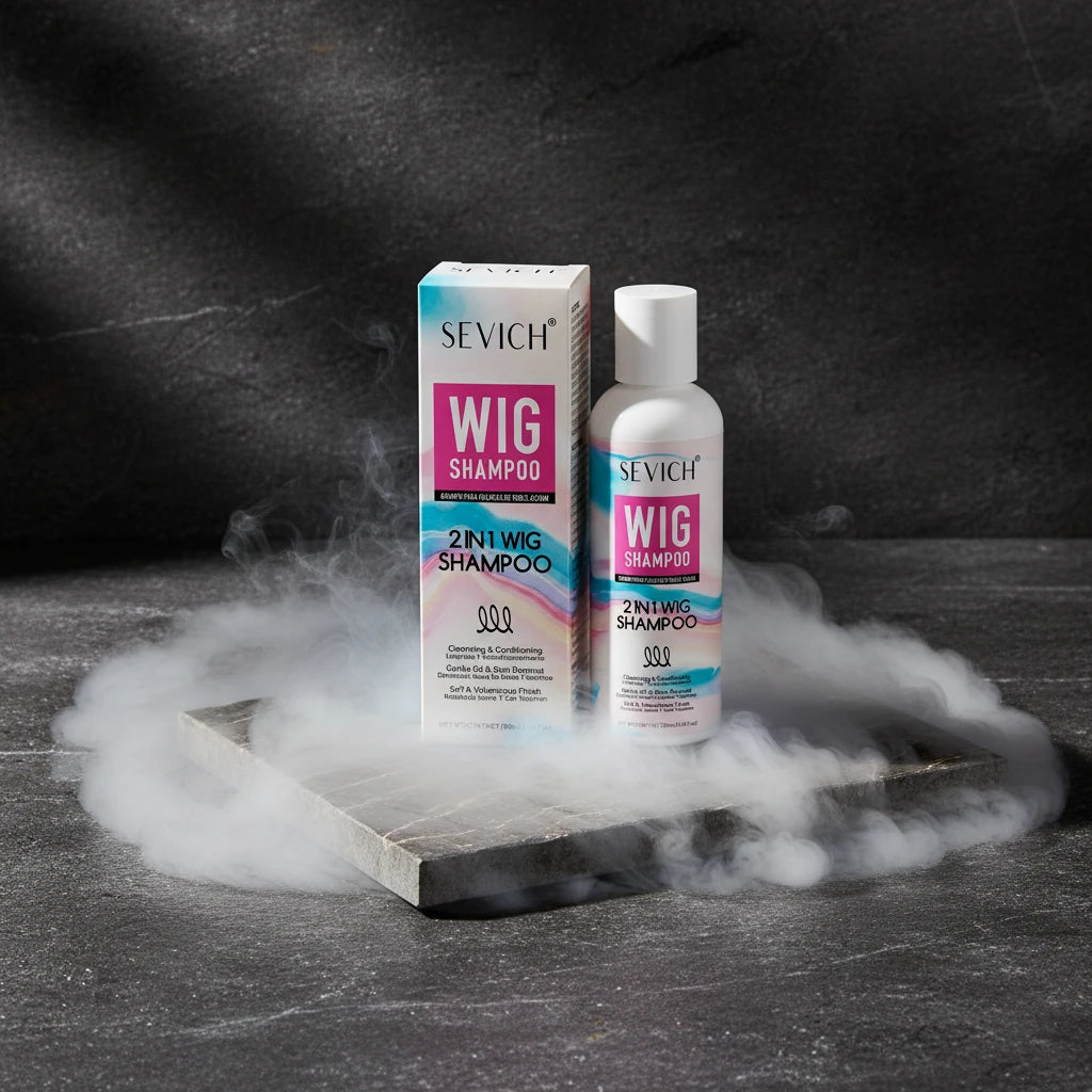 SEVICH 2-in-1 Wig Shampoo 100ml – Șampon & Balsam pentru Peruci Naturale & Sintetice | Curățare Profundă & Luciu | CPNP