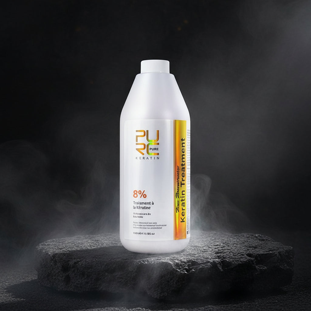 PURC Brazilian Keratin Treatment 1000ml – Tratament Profesional Salon | 4 Concentrații | Efect 3 Luni