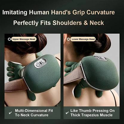 Bionic Neck and Shoulder Massager – 3 Mode Kneading Massage Shawl