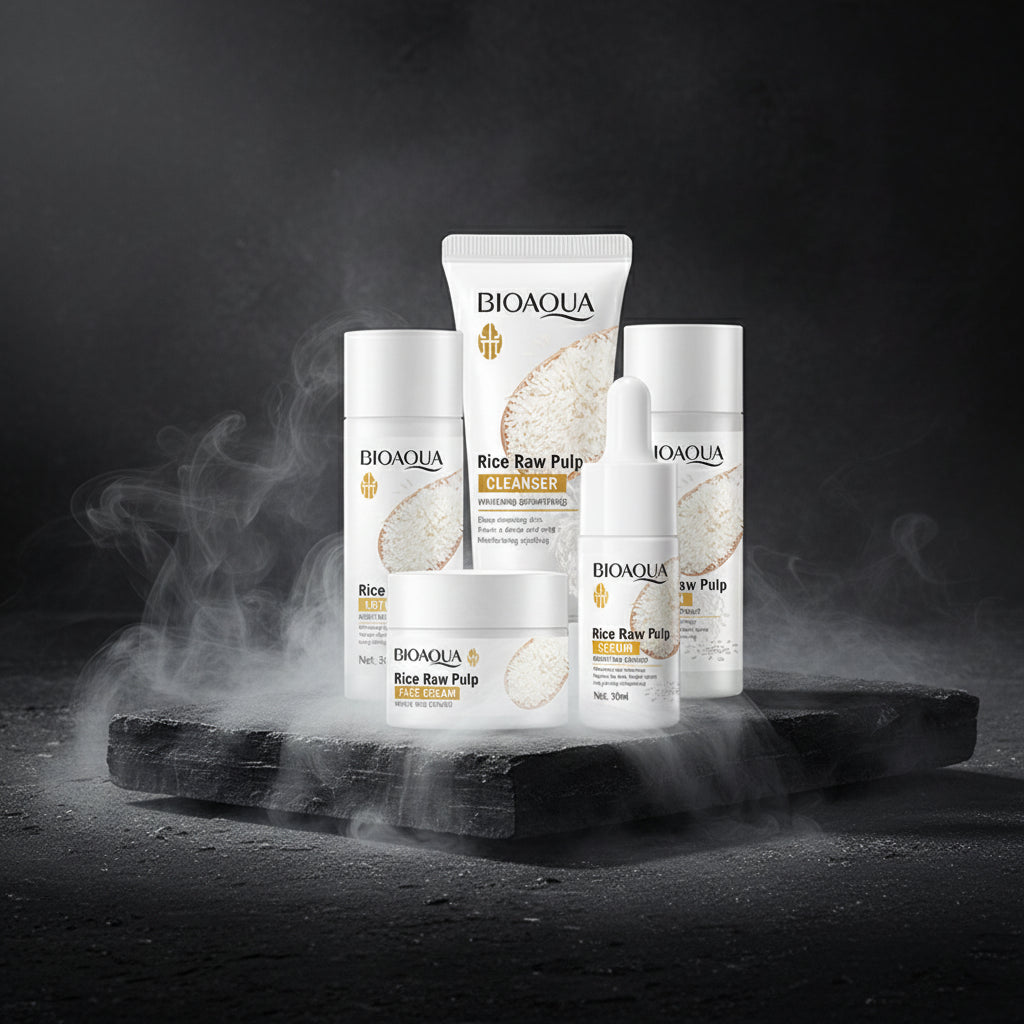 Set Skincare cu Extract de Orez
