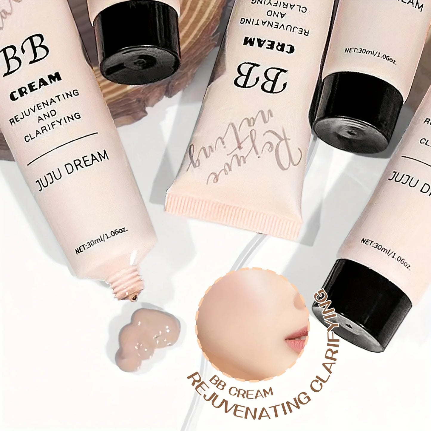 BB Cream Natural Concealer 30ml – Primer Translucid, Hidratare & Acoperire Naturală | De Lungă Durată | Korean Makeup