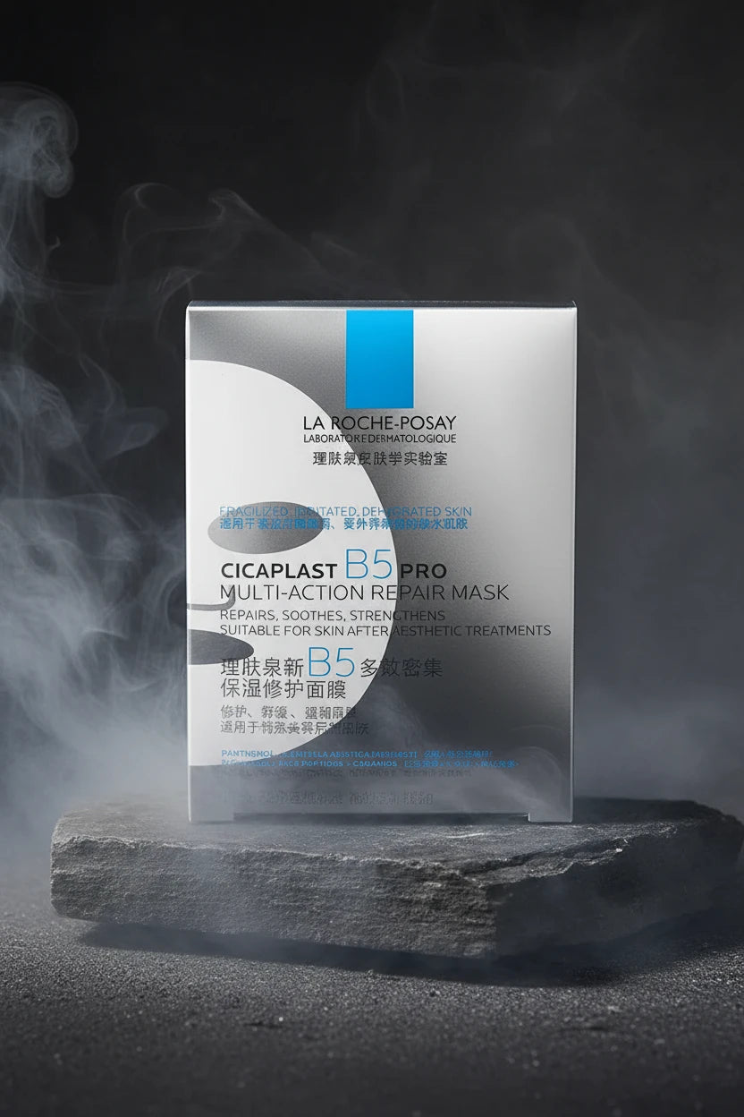 La Roche-Posay Cicaplast B5 Pro Mască Reparatoare Multi-Acțiune – Vitamina B5 10x, Ceramide & Centella | Hidratare Intensă & Post-Tratament