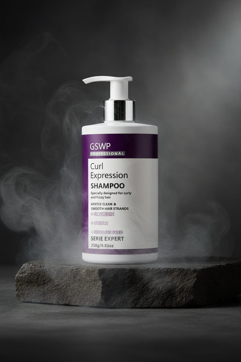 GSWP Curly Hair Shampoo 250g – Șampon Special Păr Creț, Uscat & Deteriorat | Hidratare & Netezire | CPNP
