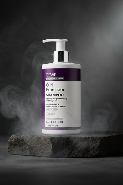 GSWP Curly Hair Shampoo 250g – Șampon Special Păr Creț, Uscat & Deteriorat | Hidratare & Netezire | CPNP