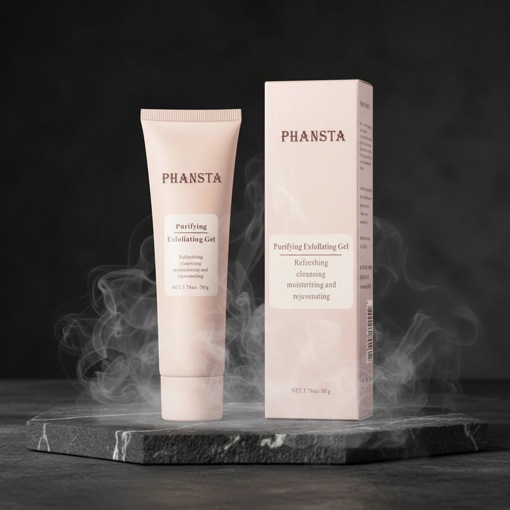 EELHOE Face Exfoliating Gel 40g/50g – Exfoliere Blândă, Curățare Profundă Pori & Oil-Control | Ten Neted & Luminos