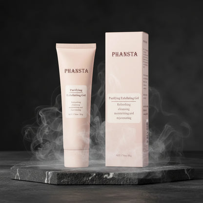 EELHOE Face Exfoliating Gel 40g/50g – Exfoliere Blândă, Curățare Profundă Pori & Oil-Control | Ten Neted & Luminos