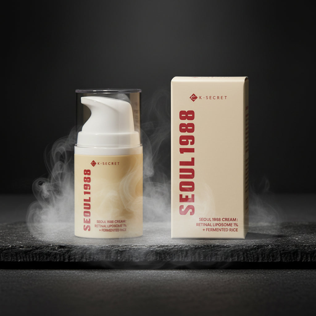 Seoul 1988 Skincare – Retinol Liposom, Niacinamidă, Mucină Melc, Orez & Lapte Demachiant | Korean Skincare | Feminin
