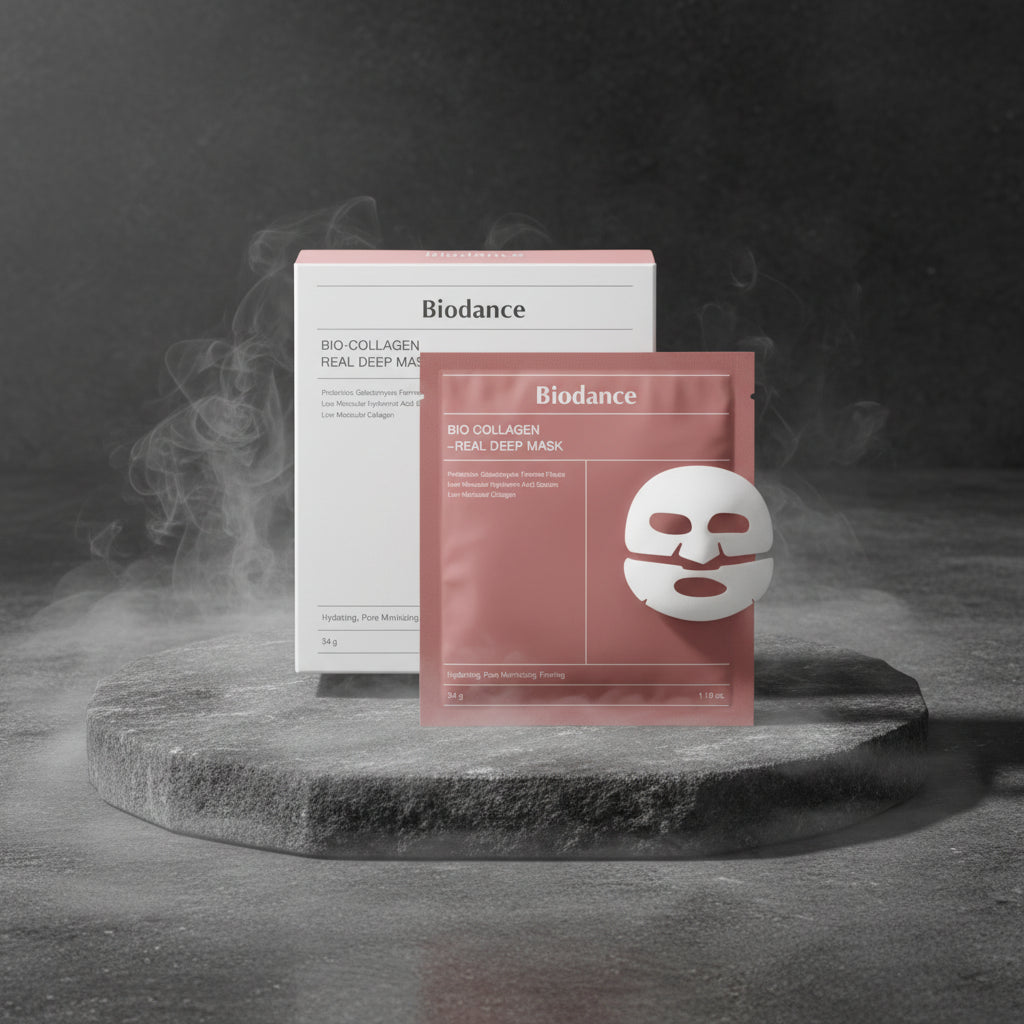 Mască Facială cu Colagen & Esențe Korean Skincare