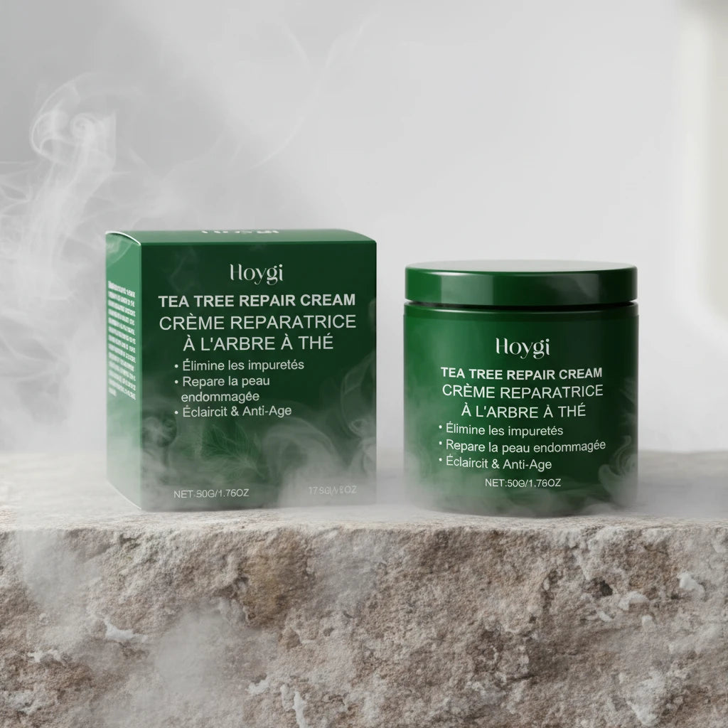 HOYGI Multi-Action Soothing Cream Set 6in1 – Tea Tree, Centella, Ceramide & Aloe Vera | Ten Sensibil & Gras | CPNP