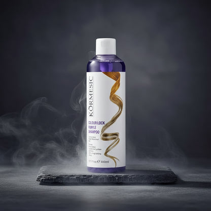 Purple Shampoo 300ml – Șampon Violet Fixare Culoare | Elimină Tonuri Galbene | Păr Vopsit, Decolorat & Grizonat | CPNP