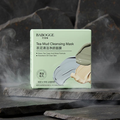 BABOG Tea Mud Cleansing Mask 120g – Mască Nămol cu Ceai | Puncte Negre, Pori & Luminozitate | CPNP