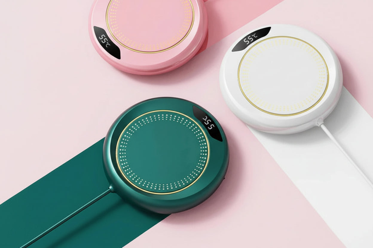 USB Coffee Cup Warmer – Smart Mug Heater with Temperature Display