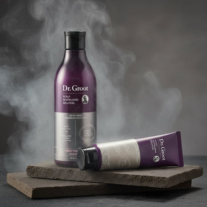 Dr.Groot Anti-Hair Loss Șampon & Balsam Set – Anti-Cădere, Anti-Mătreață & Hidratare | 385ml + 250ml
