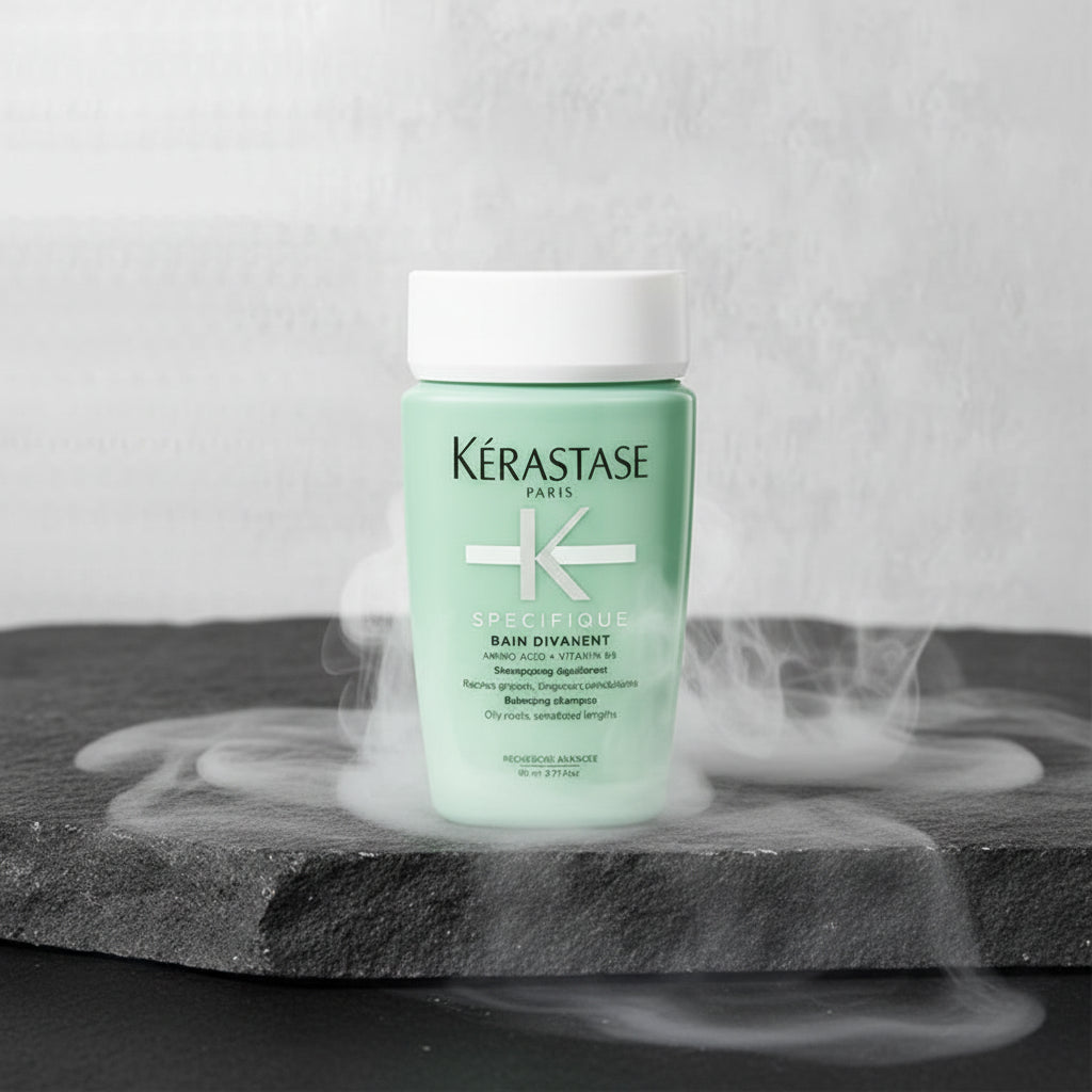 Kérastase Spécifique Bain Divalent Șampon Mini 80ml – Scalp Gras & Lungimi Uscate | Echilibru | Travel Size | Made in France | CPNP