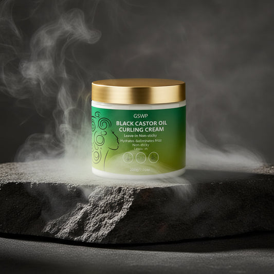 GSWP Black Castor Oil Curl Styling Cream – Cremă Styling Păr Creț cu Ulei de Ricin Negru | 200g/400g | CPNP