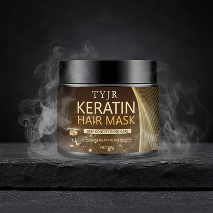 Keratin Magic Hair Mask cu Proteine din Lapte – Îndreaptă, Repară & Hidratează Părul | 60g/30g | CPNP
