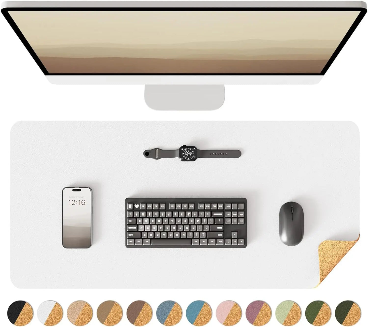 Large Waterproof Mouse Pad & Desk Blotter – Office & Gaming