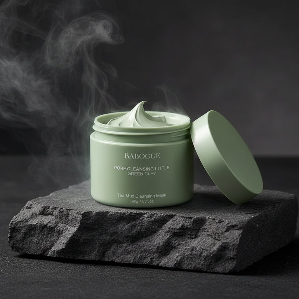 BABOG Tea Mud Cleansing Mask 120g – Mască Nămol cu Ceai | Puncte Negre, Pori & Luminozitate | CPNP