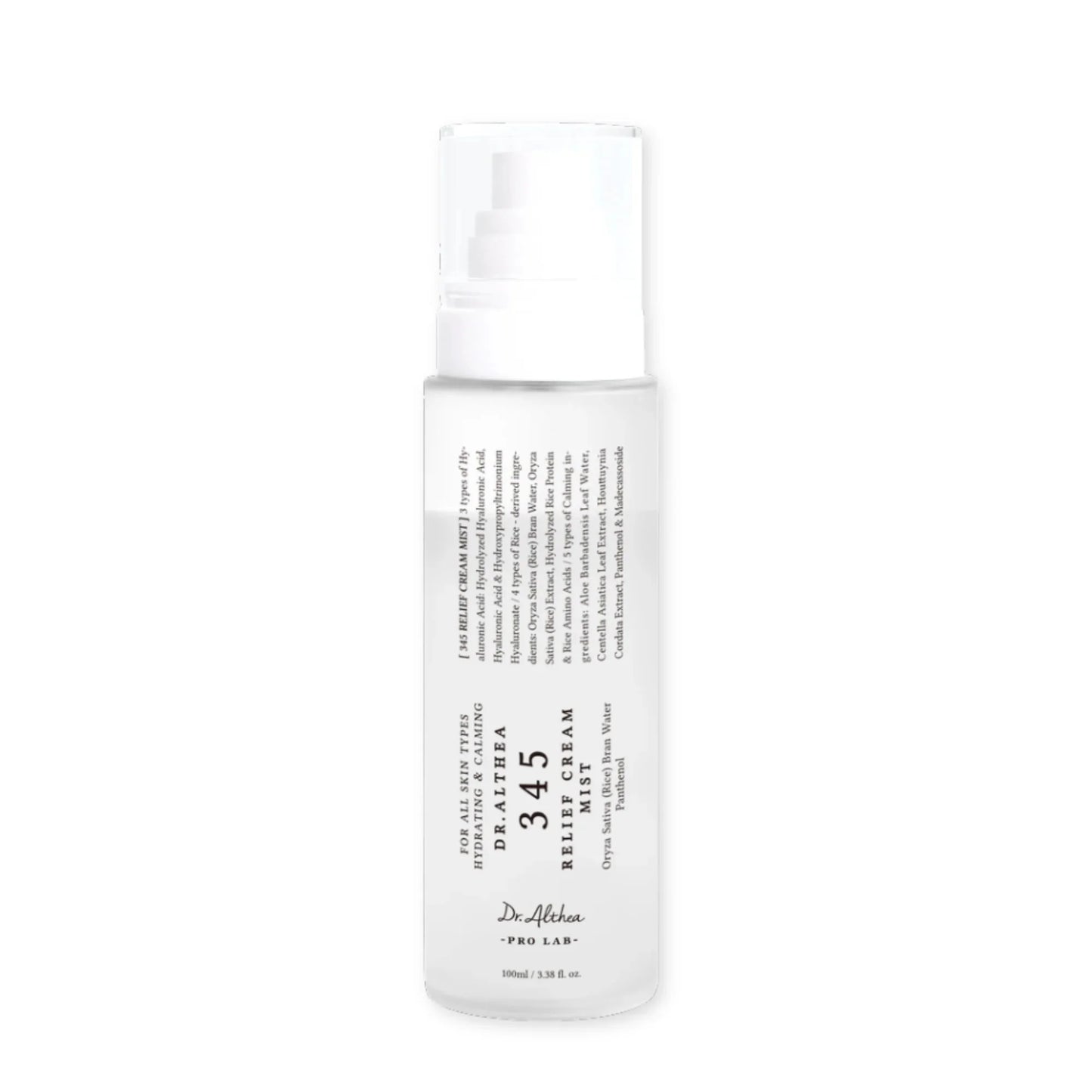 Dr.Althea 345 Relief Cream Mist 100ml – Spray Calmant & Hidratant | Antioxidant, Luminozitate & Reparare Barieră | Made in Korea | CPNP