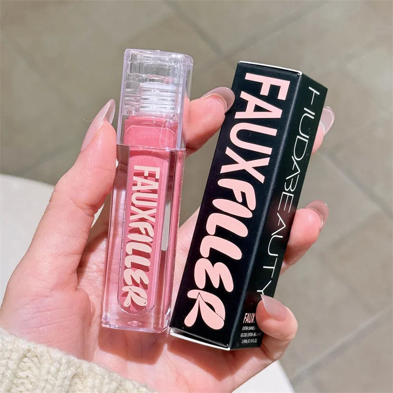 Huda Beauty Lip Gloss Multicolor cu Glitter & Ulei