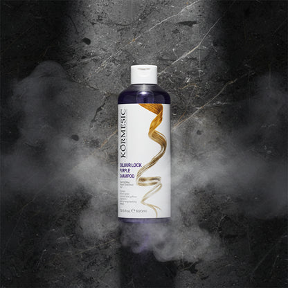 Purple Shampoo 300ml – Șampon Violet Fixare Culoare | Elimină Tonuri Galbene | Păr Vopsit, Decolorat & Grizonat | CPNP