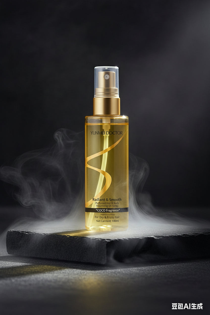 Spray Ulei Păr Anti-Frizz Parfumat – Ușor, Non-Gras, pentru Păr Vopsit & Permanent | Lungă Durată