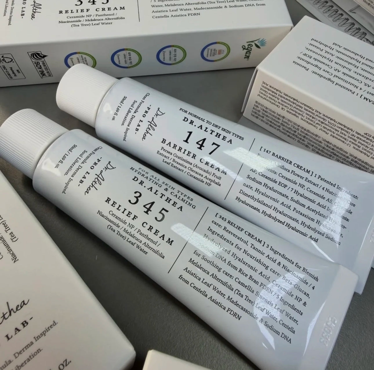 Dr.Althea – Gamă Completă Coreeană | Cremă Relief, Whitening, PDRN & Mist | 7 Variante