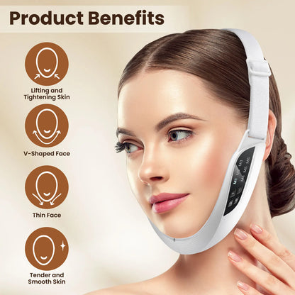 EMS V-Face Lifting Device – Electric Facial Massager for Firming Skin