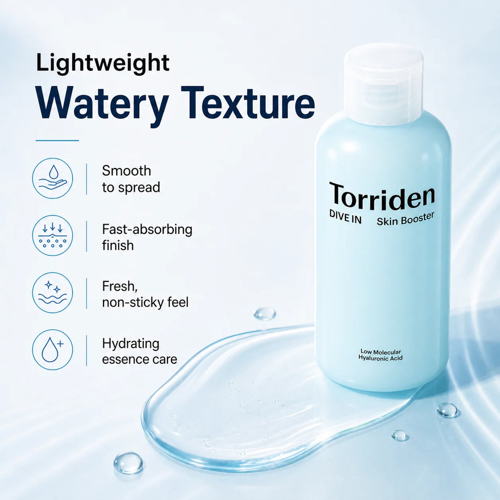 Torriden DIVE-IN Skin Booster cu Acid Hialuronic Low Molecular