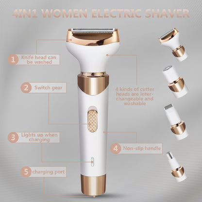Women’s Electric Body Epilator – Bikini Trimmer & Facial Hair Remover