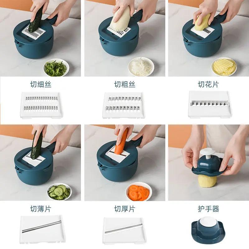 Sustainable Dicing Machine – Automatic Vegetable & Fruit Cutter for Kitchen