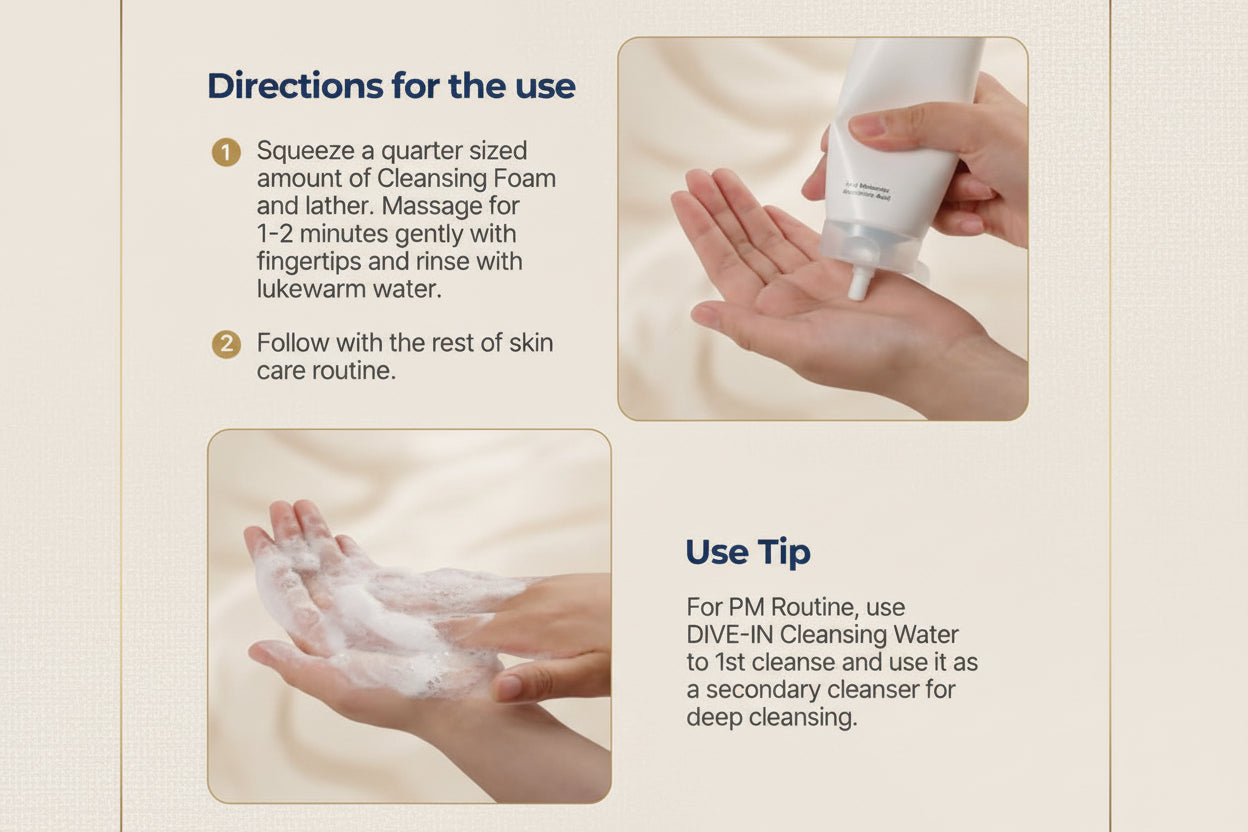 Torriden Dive-In Hyaluronic Acid Cleansing Foam – Gentle & Hydrating Wash