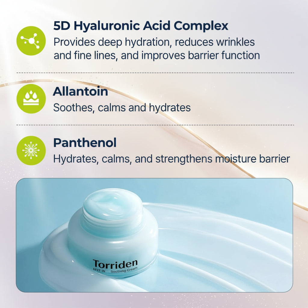 Torriden Dive-In Low Molecular Hyaluronic Acid Soothing – 3-Pack Hydration Set