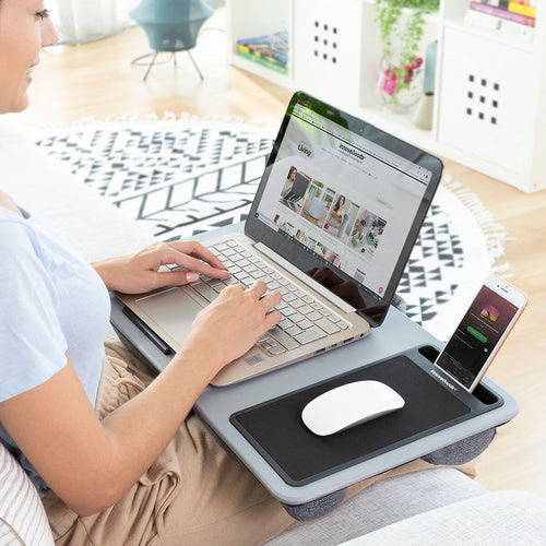 Portable Laptop Desk with XL Cushion – Innovagoods Comfort Lap Desk