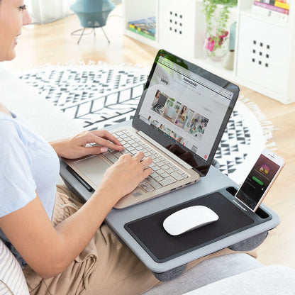 Portable Laptop Desk with XL Cushion – Innovagoods Comfort Lap Desk