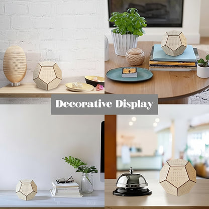 Handmade Wooden Desk Calendar – Sustainable Perpetual Office Decor