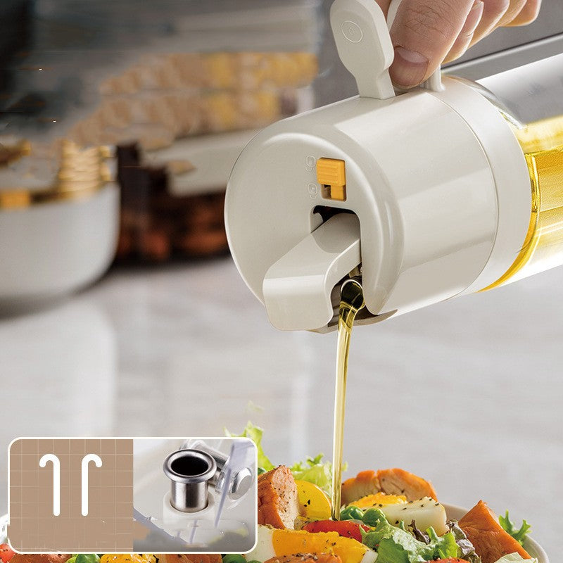 2-in-1 Olive Oil & Vinegar Sprayer – Cooking Oil Dispenser for BBQ & Kitchen