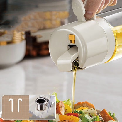 2-in-1 Olive Oil & Vinegar Sprayer – Cooking Oil Dispenser for BBQ & Kitchen