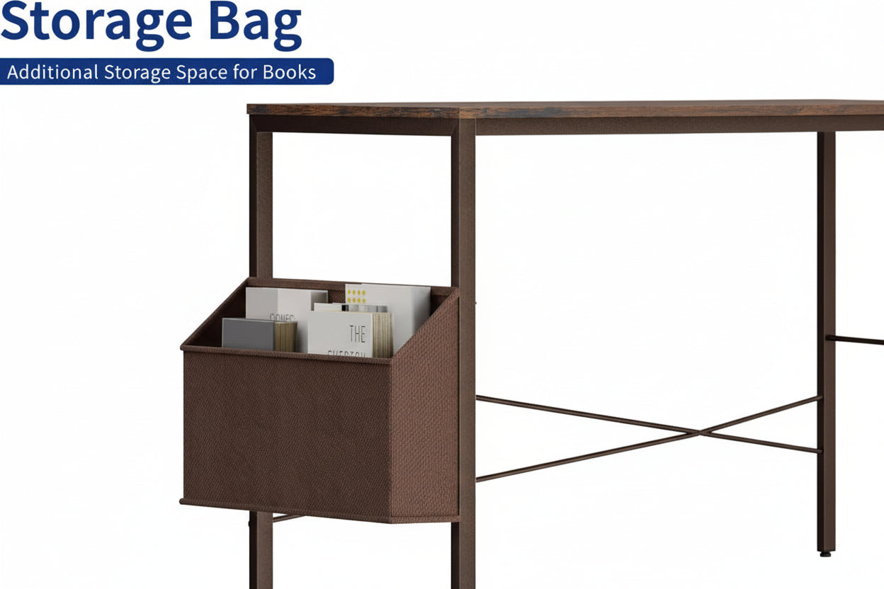 Small Space 32” Computer Desk – Compact Desk with Storage Bag