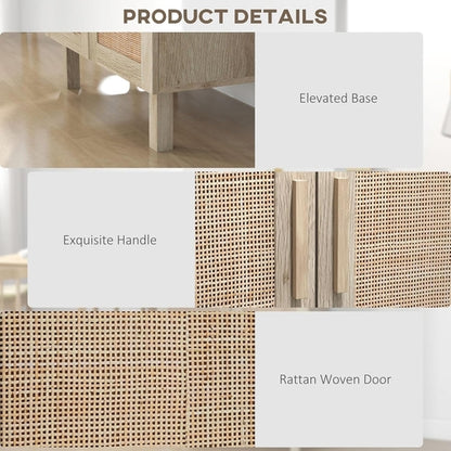 Modern Sideboard Buffet Cabinet – Kitchen & Coffee Bar Storage