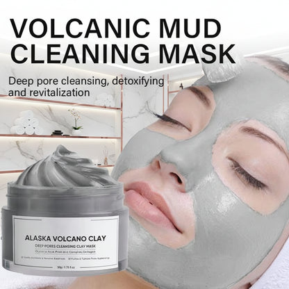 Face Cleansing Mud Mask Deep Cleansing Volcanic Mud Mask for Face Skincare Natural Dead Sea Mud Mask Smearing Volcanic Mud