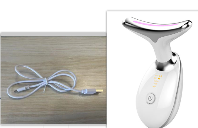 EMS Neck Massager – Microcurrent Wrinkle Remover & Thermal Tightening Device